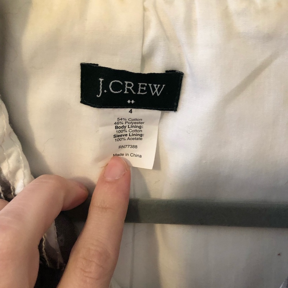 J. Crew Striped Spring Jacket - Picture 2 of 6